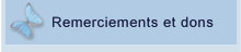 Remerciements et dons