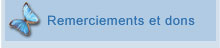 Remerciements et dons